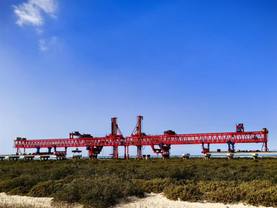 “红海愿景1号”和“红海愿景2号”施工现场。受访单位供图