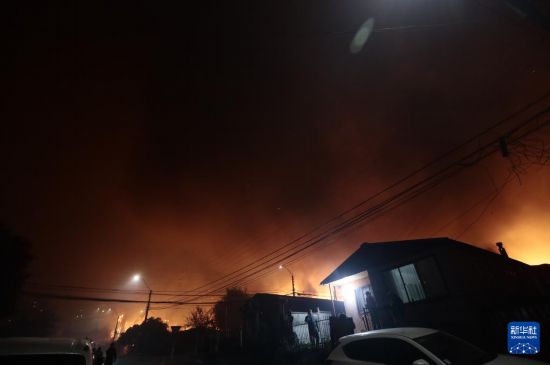 这是1月18日在智利比奥比奥大区彭科市拍摄的受灾区域。新华社发