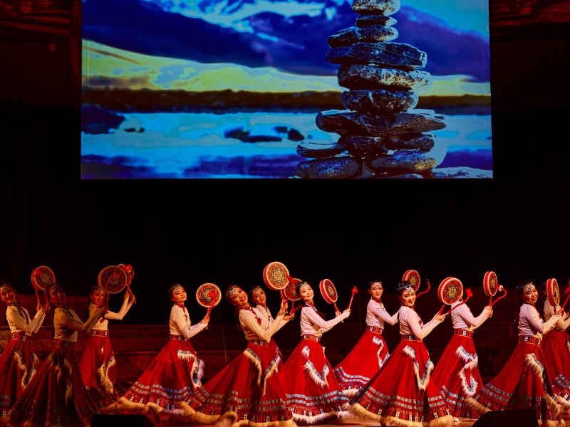 2026年全英学联春晚现场。杨浩鹏摄